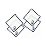 Oyster Cocktail Napkins, Set of 4