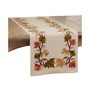 Embroidered Fall Leaf Runner