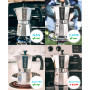 Milano Stovetop Espresso Maker Moka Pot 9 Espresso Cup Size 15.2 oz