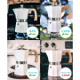 Milano Stovetop Espresso Maker Moka Pot 9 Espresso Cup Size 15.2 oz