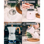 Milano Stovetop Espresso Maker Moka Pot 9 Espresso Cup Size 15.2 oz