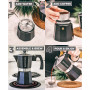 Milano Stovetop Espresso Maker Moka Pot 9 Espresso Cup Size 15.2 oz