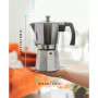 Milano Stovetop Espresso Maker Moka Pot 9 Espresso Cup Size 15.2 oz