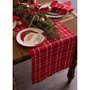 Holly Berry Plaid Table Runner