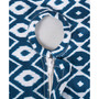 Ikat Outdoor Tablecloth with Zipper 60" Round