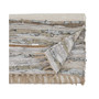 Striped Leather Chindi Runner