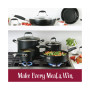 Advanced Home Hard-Anodized Nonstick Cookware Set, 11 Piece