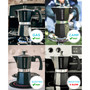 Milano Stovetop Espresso Maker Moka Pot 12 Espresso Cup Size 23.6 oz