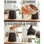 Milano Stovetop Espresso Maker Moka Pot 12 Espresso Cup Size 23.6 oz