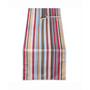 Summer Stripe Outdoor Table Runner with Zipper 14" X 72"