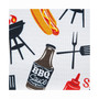 BBQ Fun Print Outdoor Table cloth 60" Round