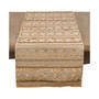 Beaded Aztec Cotton Table Runner