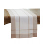Long Table Runner With Banded Border Design