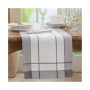 Long Table Runner with Banded Border Design, 108" x 16"