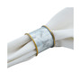 Rim Galvanized Napkin Ring, Set of 4