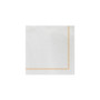 Papersoft Napkins Fringe Yellow Dinner Napkins (Pack of 20)