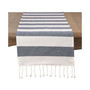 Cotton Striped Tassel Runner