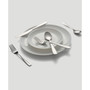 Waylen Mirror 40-Piece Flatware with Rustic Buffet, Service for 8