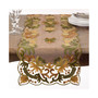 Embroidered Flourishes Table Runner