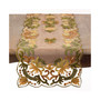 Embroidered Flourishes Table Runner
