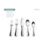 Calais 18/10 Stainless Steel 44 Piece Flatware Set, Service for 8