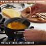 Premier Hard-Anodized Nonstick 10" and 12" Frying Pans Set