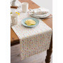 Multi Polka Dots Print Table Runner 14" X 108"
