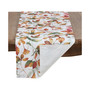 Fall Leaves Design Runner In Soft Tones