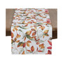 Fall Leaves Design Runner In Soft Tones
