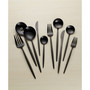 Skandia Zephyr Black 45 Piece Flatware Set, Service For 8