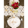Sparkle Snowflakes Embroidered Napkin Set
