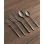 Beacon Black Satin 45-Piece Flatware Set, Service for 8