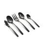 Beacon Black Satin 45-Piece Flatware Set, Service for 8