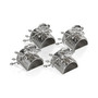 White Orchid Set of 4 Napkin Rings