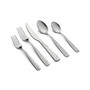 Tabitha Sand Pebble Flatware with Chrome Buffet Set, 40 Piece
