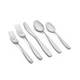 Tyrus Satin Mirror 89-Piece Flatware Set, Service for 12