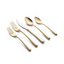 Samantha Gold Mirror 20-Piece Flatware Set, Service for 4
