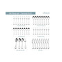 Toulon Satin 18/10 Stainless Steel 44 Piece Flatware Set, Service for 8