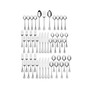 Cascade 51 Pc Flatware Set, Service for 8