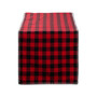 Christmas Buffalo Check with Embroidery Table Runner