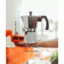 Milano Stovetop Espresso Maker Moka Pot 6 Espresso Cup Size 9.3 oz