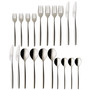 Metro Chic Flatware Stainless Steel 20 Piece Set, Service For 4