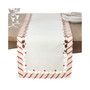 Candy Cane Design Christmas Holiday Table Runner