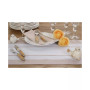 Long Table Runner with Banded Border Design, 72" x 16"