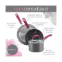 Create Delicious Hard-Anodized Aluminum 11-Pc. Nonstick Cookware Set