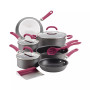 Create Delicious Hard-Anodized Aluminum 11-Pc. Nonstick Cookware Set
