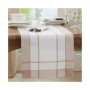 Long Table Runner with Banded Border Design, 120" x 16"