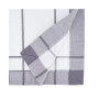 Long Table Runner with Banded Border Design, 120" x 16"