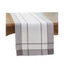 Long Table Runner with Banded Border Design, 120" x 16"