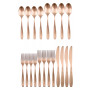 January Satin 20-Piece Flatware Set, Service for 4